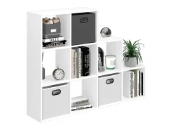Estantería escalonada blanco 142.4x29x107.8