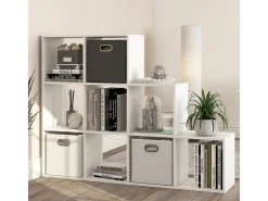 Estantería escalonada blanco 142.4x29x107.8