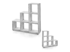 Estantería escalonada hormigón 107.2x29x107.8