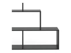 Estantería escalonada negro 116.8x29x123.2