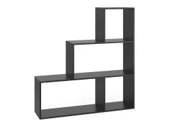 Estantería escalonada negro 116.8x29x123.2
