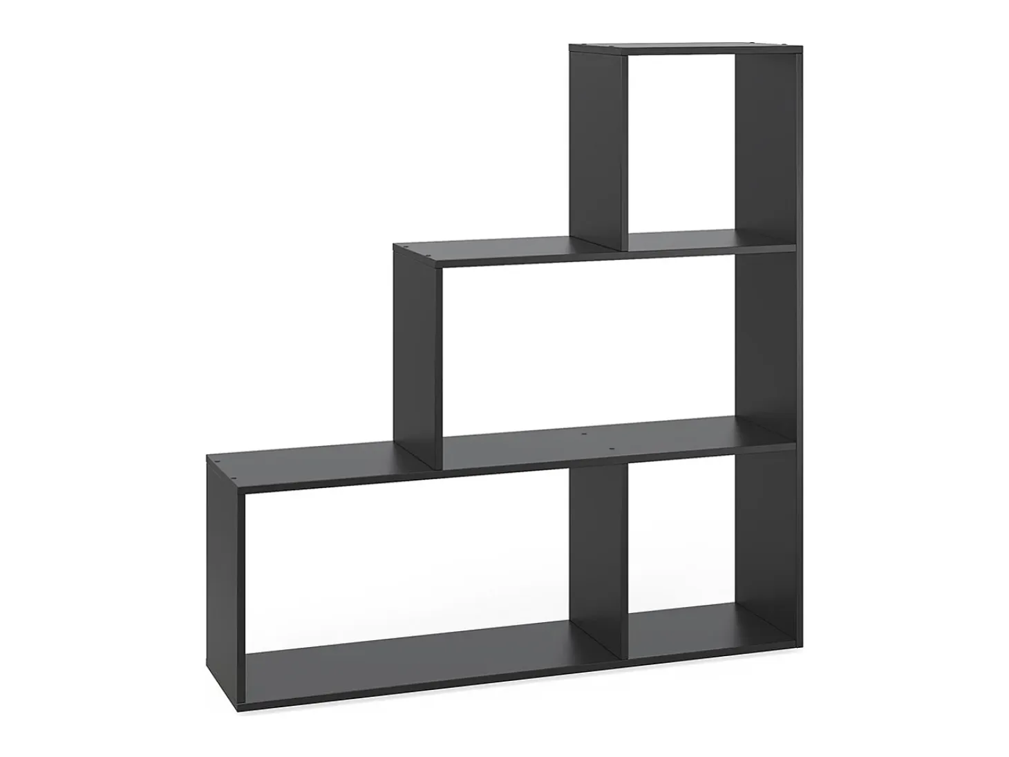 Estantería escalonada negro 116.8x29x123.2