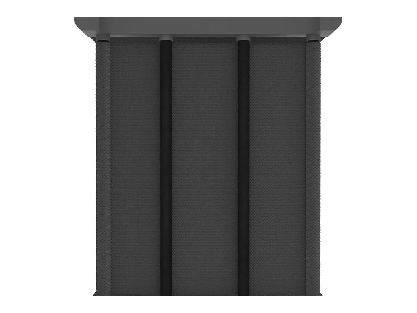 Estantería expositora 5 cubos y cajas Gris 103x30x72,5 cm Tela