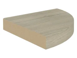 Estantería flotante de esquina roble 25x25x3,8 cm MDF