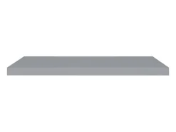 Estantería flotante de pared gris 90x23,5x3,8 cm MDF