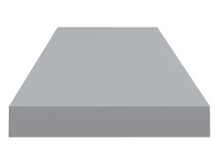 Estantería flotante de pared gris 90x23,5x3,8 cm MDF