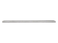 Estantería flotante de pared MDF gris hormigón 120x23,5x3,8 cm
