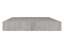 Estantería flotante de pared gris hormigón 40x23x3,8 cm MDF