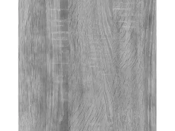 Estantería forma de escalera madera contrachapada gris Sonoma