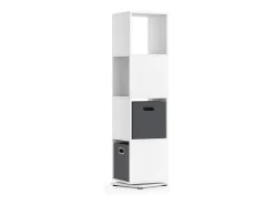 Estantería giratoria blanco 35.2x35.2x144.2