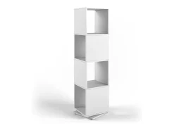 Estantería giratoria blanco 35.2x35.2x144.2