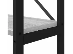 Estantería Gris sonoma 40 x 30 x 188 cm Madera contrachapada