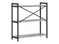 Estantería Gris sonoma 80 x 30 x 83 cm Madera contrachapada
