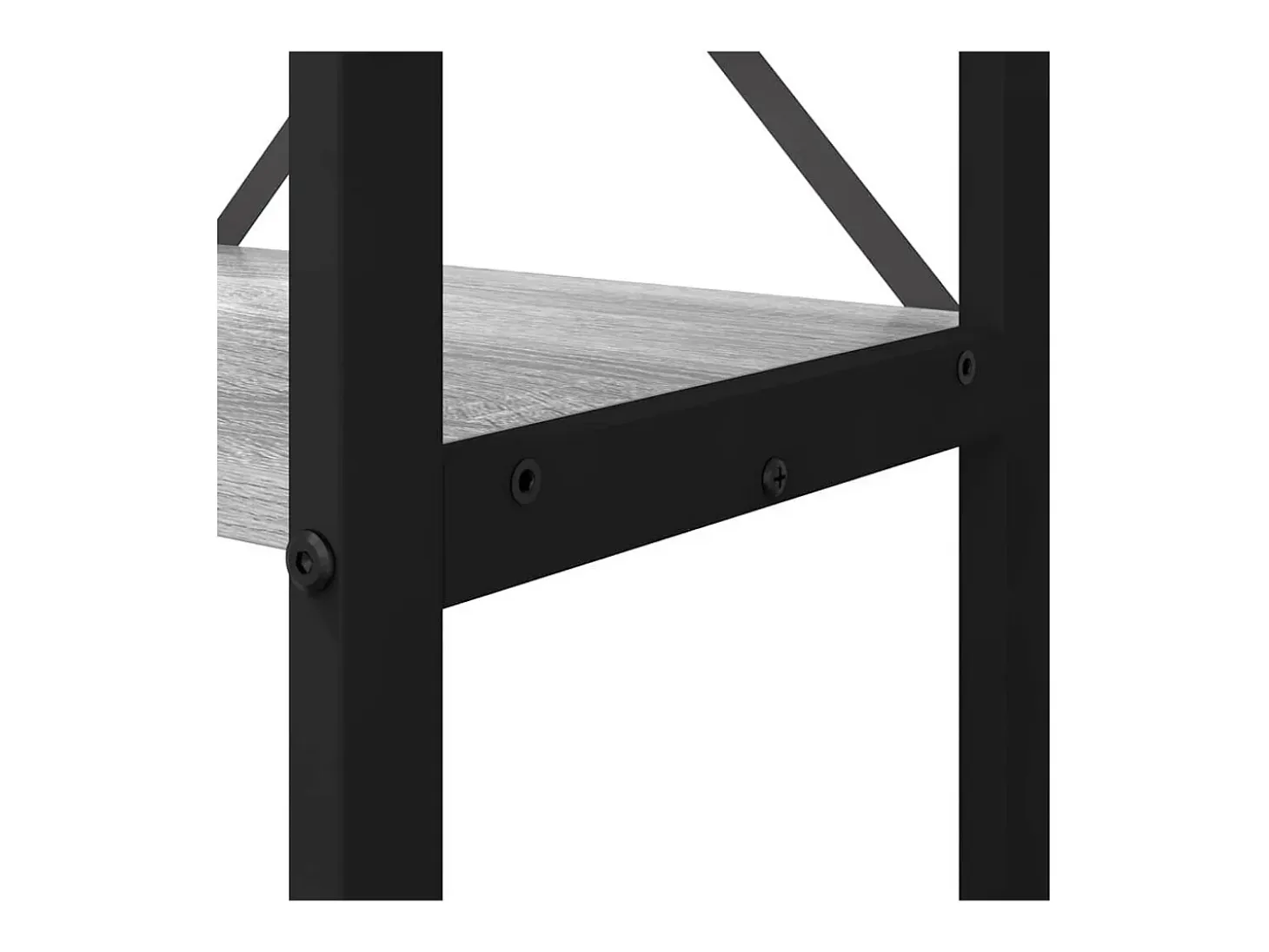 Estantería Gris sonoma 40 x 30 x 118 cm Madera contrachapada