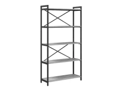 Estantería Gris sonoma 80 x 30 x 153 cm Madera contrachapada