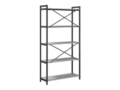 Estantería Gris sonoma 80 x 30 x 153 cm Madera contrachapada