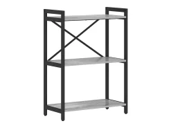Estantería Gris sonoma 60 x 30 x 83 cm Madera contrachapada