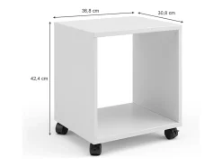 Estantería infantil blanco 36.8x30.8x42.4 luigi