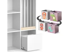 Estantería infantil blanco 29.2x72x107.8 luigi