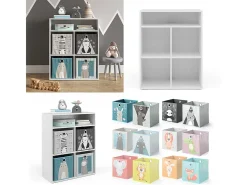 Estantería infantil blanco 72x30.6x90.2 luigi