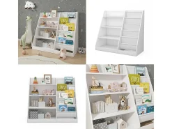 Estantería infantil blanco 90x40x80.5 conny