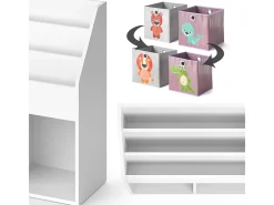 Estantería infantil blanco 72x30.7x79 luigi