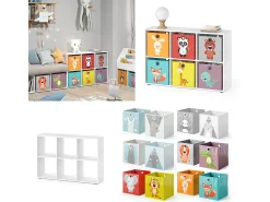 Estantería infantil blanco 72x29x107.8