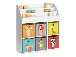 Estantería infantil blanco 107.2x31.2x114.2 luigi