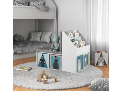 Estantería infantil blanco 97.1x66.8x78.4 onix