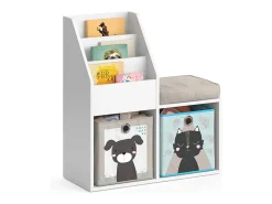 Estantería infantil blanco 30.9x72x79 luigi