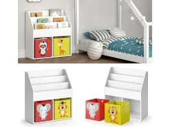 Estantería infantil blanco 72x30.7x79 luigi