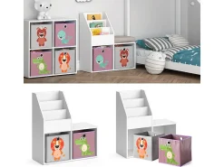 Estantería infantil blanco 30.9x72x79 luigi