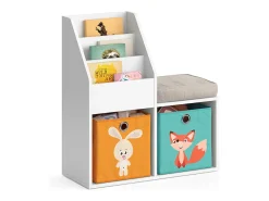 Estantería infantil blanco 72x30.9x79 luigi