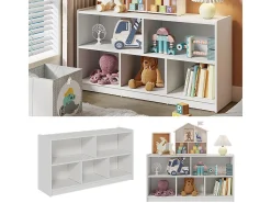 Estantería infantil blanco 112x30x60.5 conny