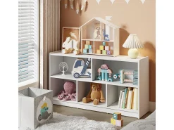 Estantería infantil blanco 112x30x60.5 conny