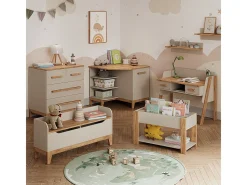 Estantería infantil cachemira/artesanal 98.4x32.6x113.4 malia