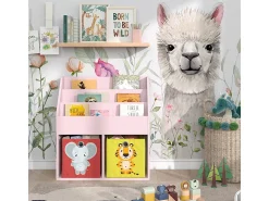 Estantería infantil rosa 72x30.7x79 luigi