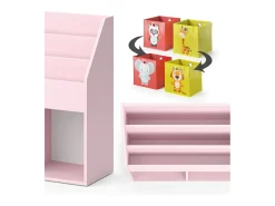 Estantería infantil rosa 72x30.7x79 luigi