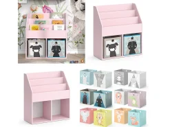 Estantería infantil rosa 72x30.7x79 luigi