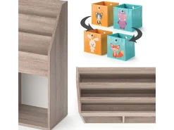 Estantería infantil sonoma 72x30.7x79 luigi