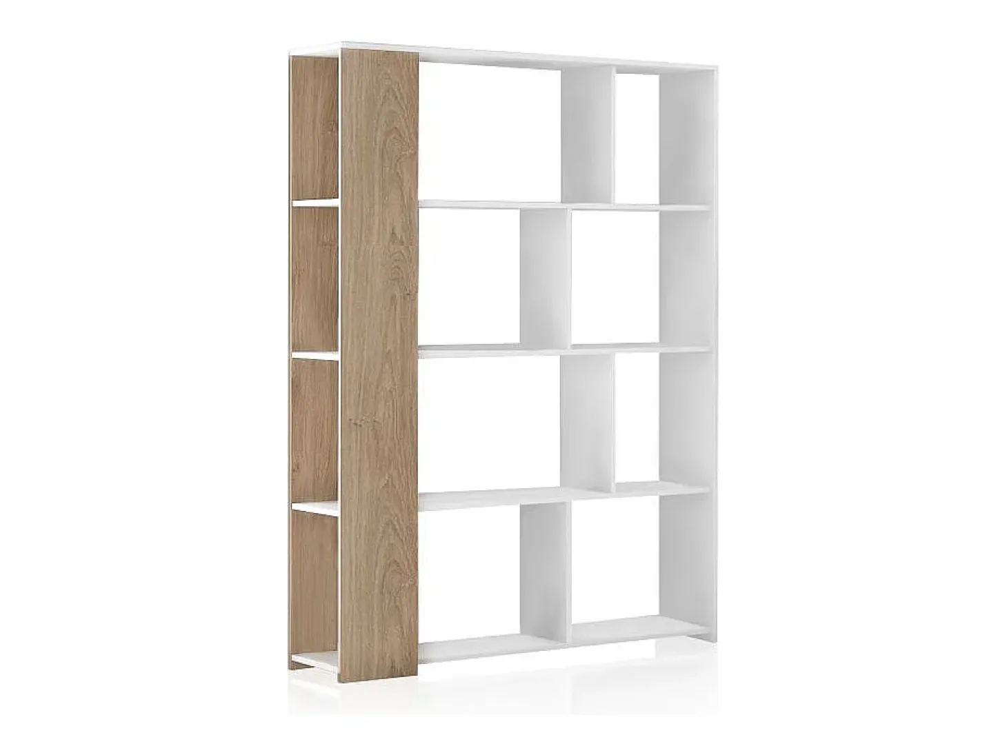 Estantería Landa Blanco - Roble