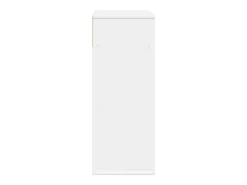 Estantería librería madera contrachapada blanco 66x31x80 cm