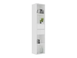 Estantería librería madera contrachapada blanco 36x30x171 cm