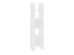 Estantería librería madera contrachapada blanco 40x35x180 cm