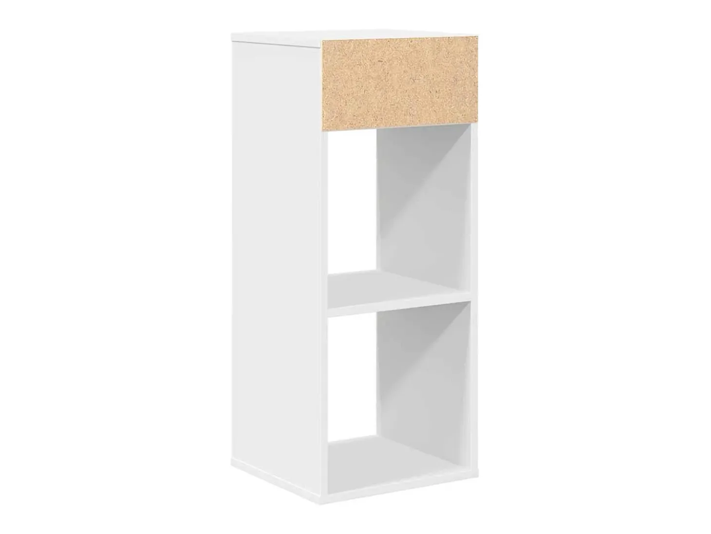 Estantería librería madera contrachapada blanco 34x31x80 cm