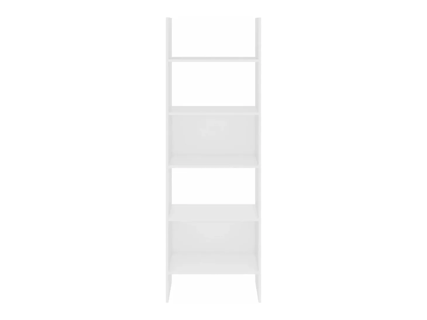 Estantería librería madera contrachapada blanco 60x35x180 cm