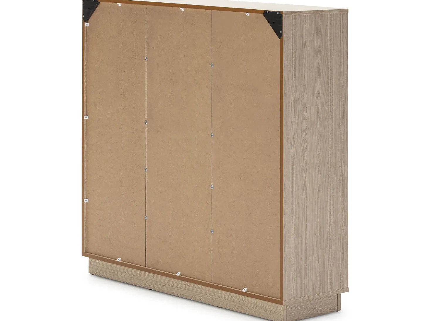 Estantería Librería Vigo 110x110 cm, estantería de Oficina, Color Roble/Gris