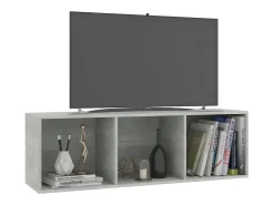 Estantería libros/mueble TV contrachapada hormigón 36x30x114cm