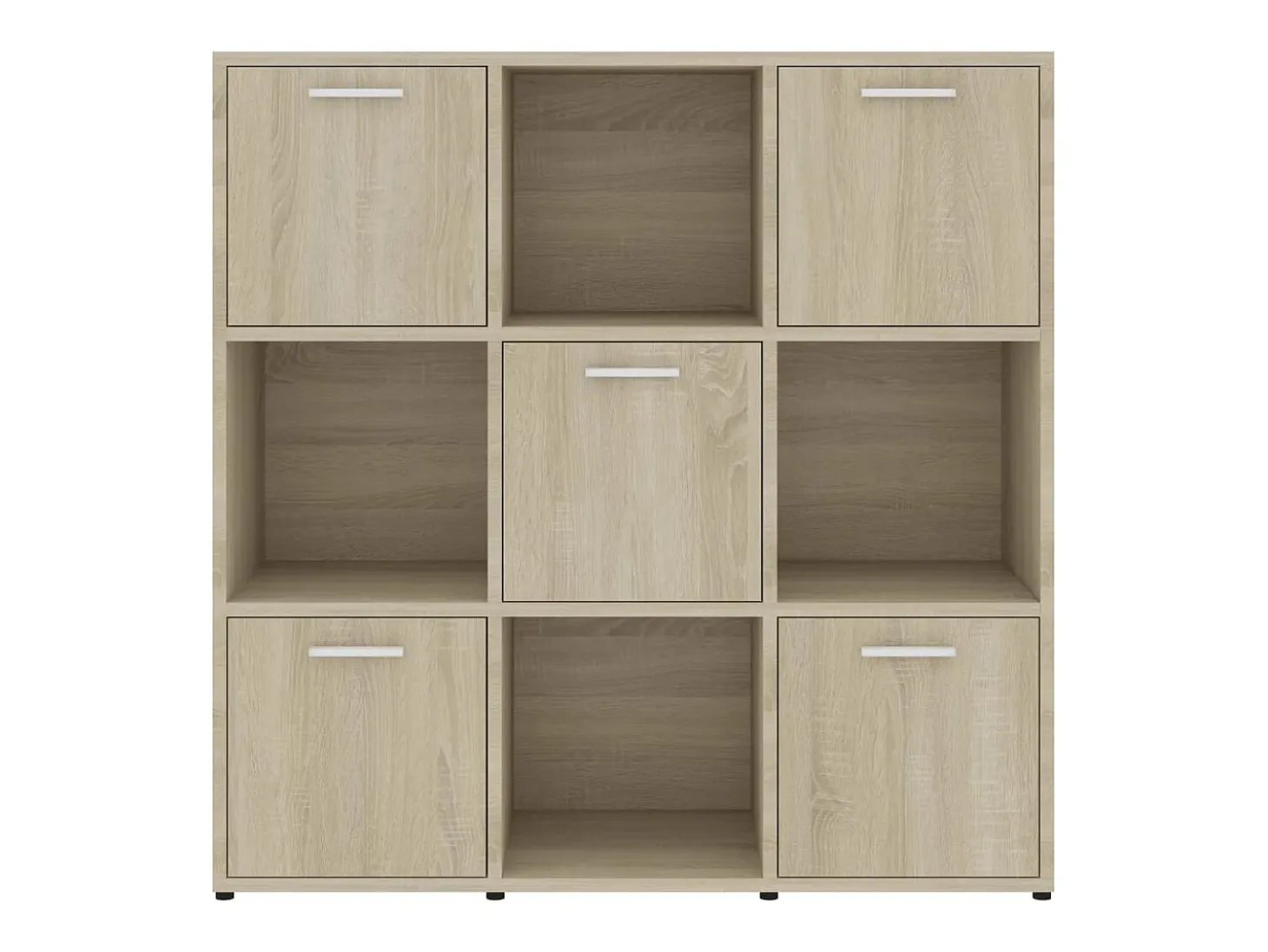Estantería madera contrachapada color roble Sonoma 90x30x90 cm