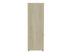 Estantería madera contrachapada color roble Sonoma 90x30x90 cm